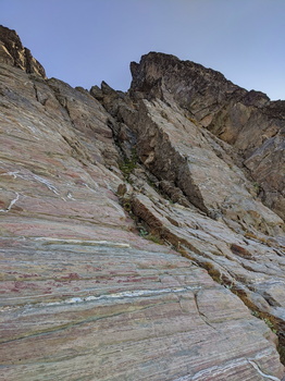 Double Cone buttress climb