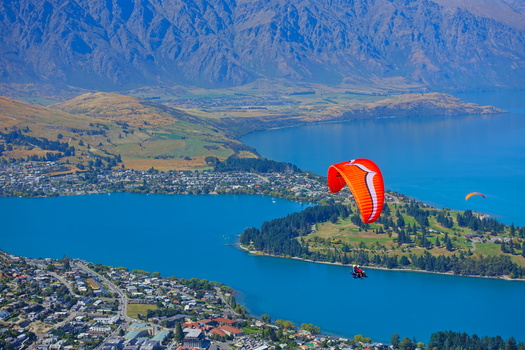 Top of Skyline Gondola in Queenstown