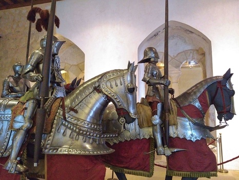 Horse armour in Segovia Royal Armoury