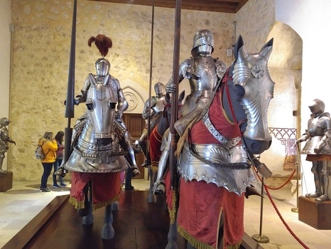 Horse armour in Segovia Royal Armoury