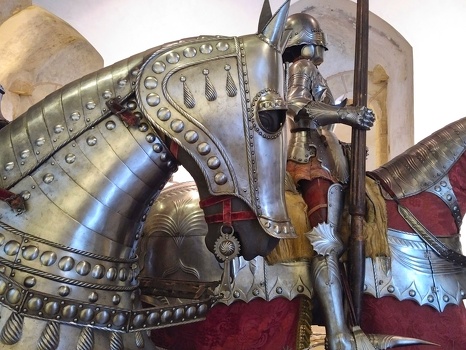Horse armour in Segovia Royal Armoury