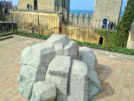 Sword in the Stone at Castillo Almodovar del Rio