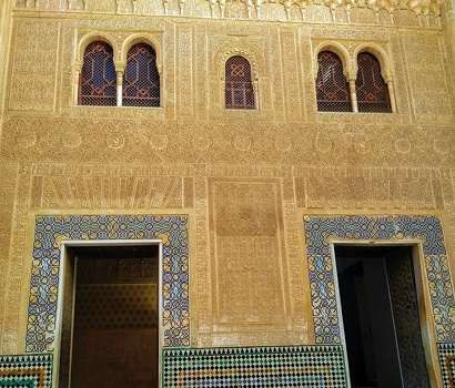 Inside the Palace of Alhambra