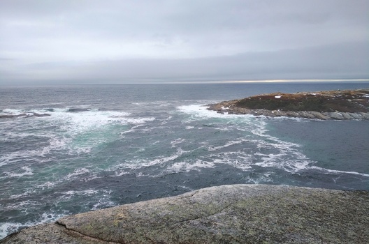 Dramatic shoreline