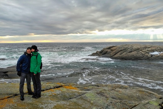 Plam and MP at Polly's Cove