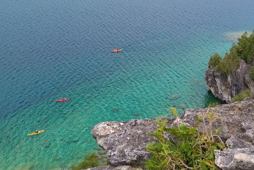 Kayaks at Lion's Head