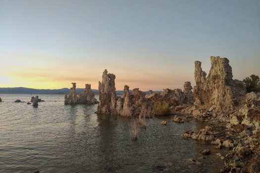 Limestone tufa towers