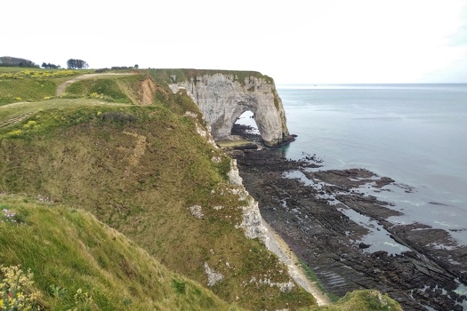 La Falaise d'Amont in Etretat
