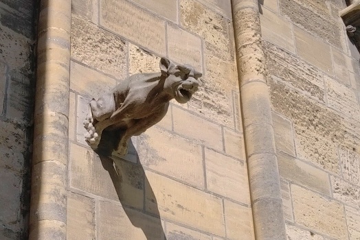 Gargoyle on Bayeux Cathedral