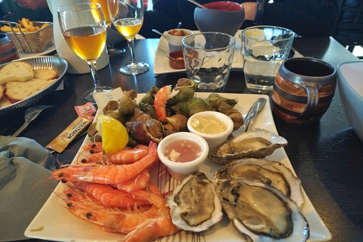 Seafood platter