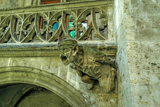 Gargoyle on Munich Town Hall
