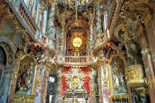 Inside Asam Church