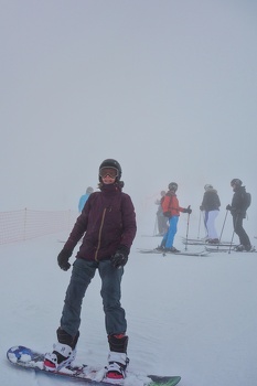 Snowboarding at Chamonix