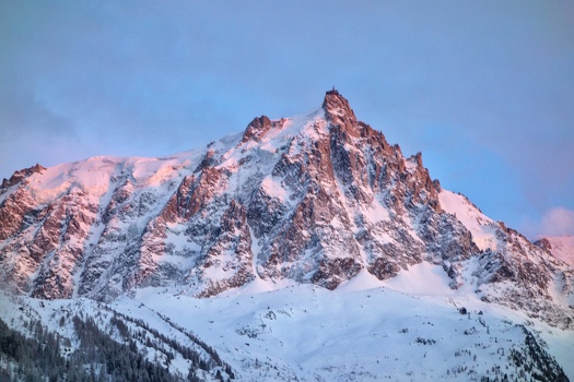 Sunset at Chamonix