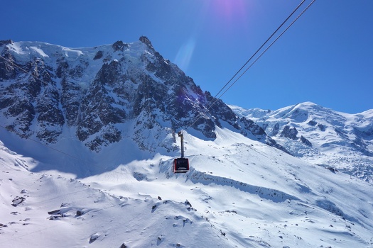 Aiguille du Midi cable car 