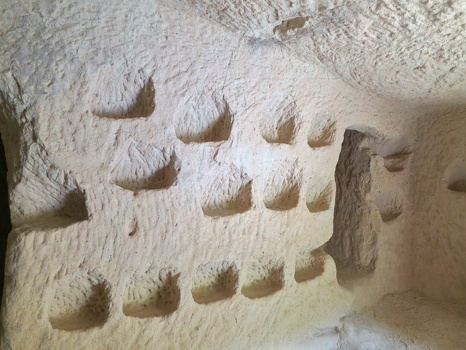 Cave dwelling with dovecotes