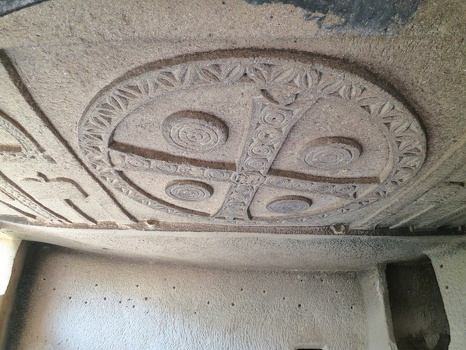 Ceiling in Three Crosses Church