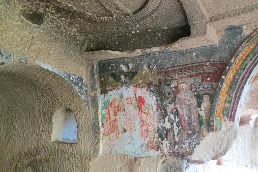 Fresco in Church Of Three Crosses at Rose valley
