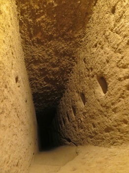 Ladder in in Derinkuyu Underground City