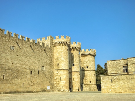 Castle of Rhodes main entrance
