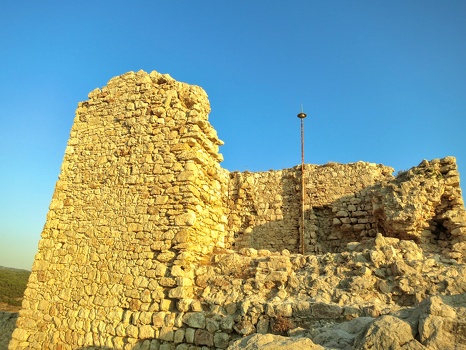 Kritinia castle on Rhodes island, Greece 