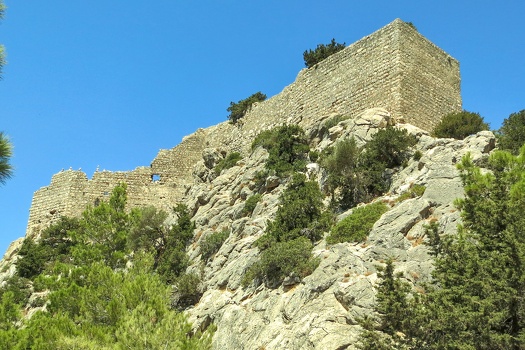 Castle Monolithos ramparts