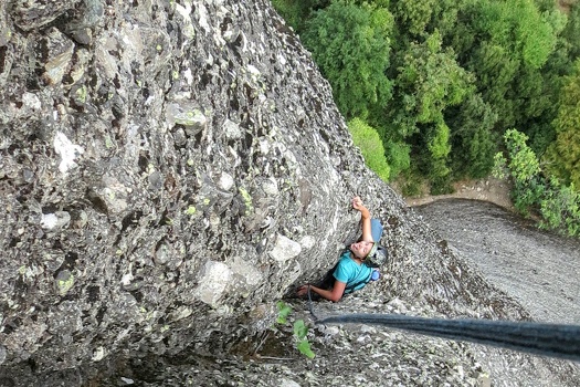 Whew past crux detail