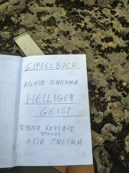 Summit log gipfelbuch