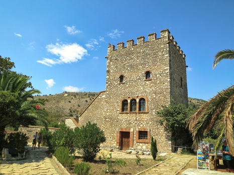 Venetian castle at Butrint National Park in Albania