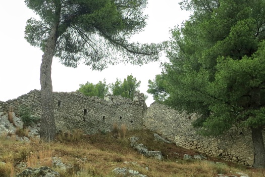 Wall ruins