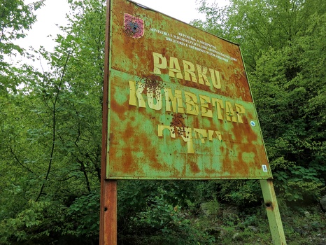 Sign in Valbona Valley National Park