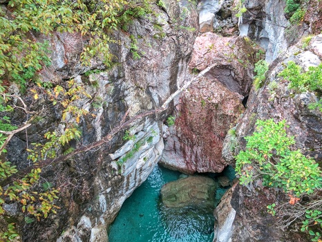 Gorge in Thethi Valley hike