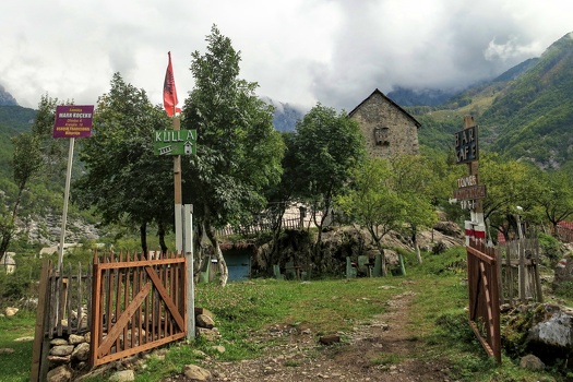 Fortified tower house in Theth