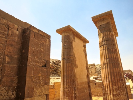 Ancient Egyptian Columns at Saqqara