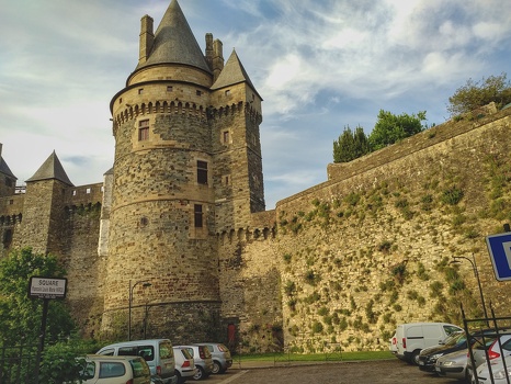 Sunset on Château de Vitré