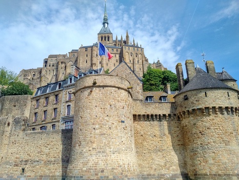 Ramparts at Mont Saint-Michel