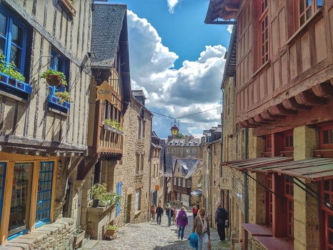 Dinan Old Town streets