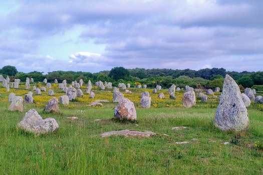 Circle stones at Carnac