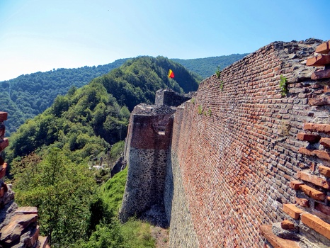 Fortress Poenari ramparts