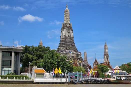 Wat Arun and dock