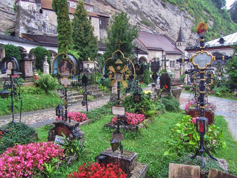The Petersfriedhof or St. Peter's Cemetery 